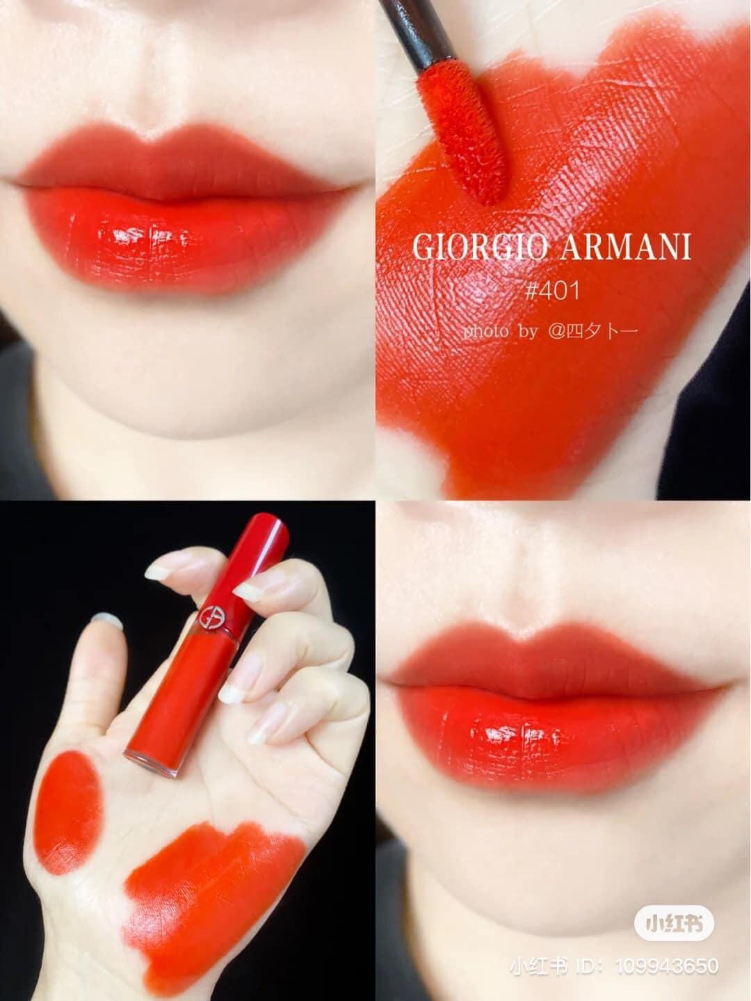 𝐒𝐨𝐧 𝐆𝐢𝐨𝐫𝐠𝐢𝐨 𝐀𝐫𝐦𝐚𝐧𝐢 𝐋𝐢𝐩 𝐌𝐚𝐞𝐬𝐭𝐫𝐨 401 màu cam đỏ