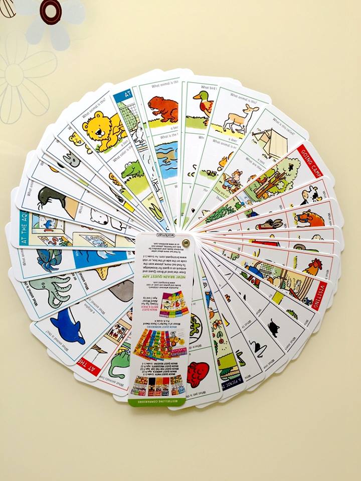Thẻ Brain quest 2-3 tuổi (Gồm có 2 deck)