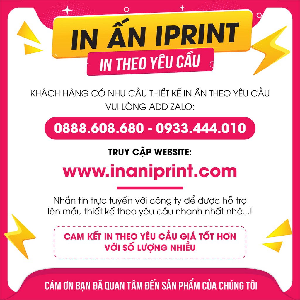 Card cám ơn, Phiếu cám ơn cho khách hàng - MS: 001