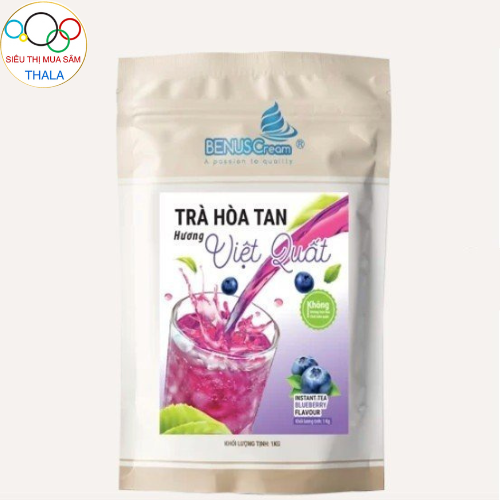 Bột Trà Hòa Tan BENUSCream - Vị Việt Quất