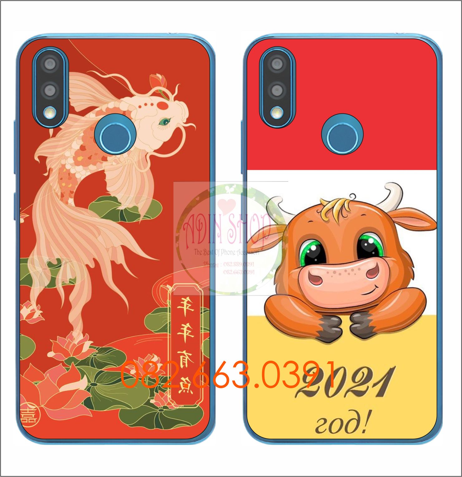 [HCM]Ốp lưng in hình tết Vsmart Joy 2+ / Joy 1 / Joy 1+ / Active 1 / Active 1+
