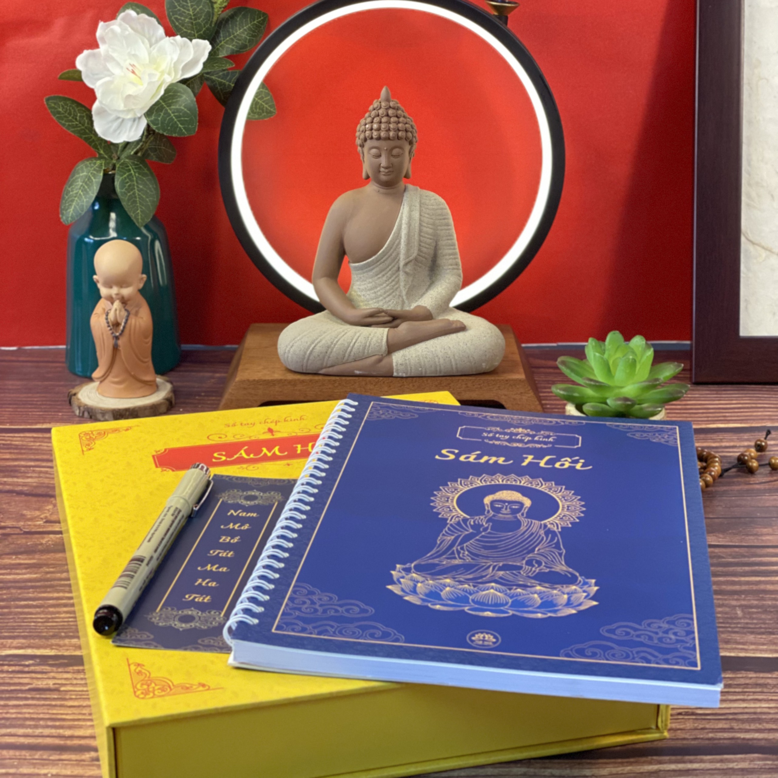 Sổ tay chép Sám Hối in mờ - Tuệ Nga