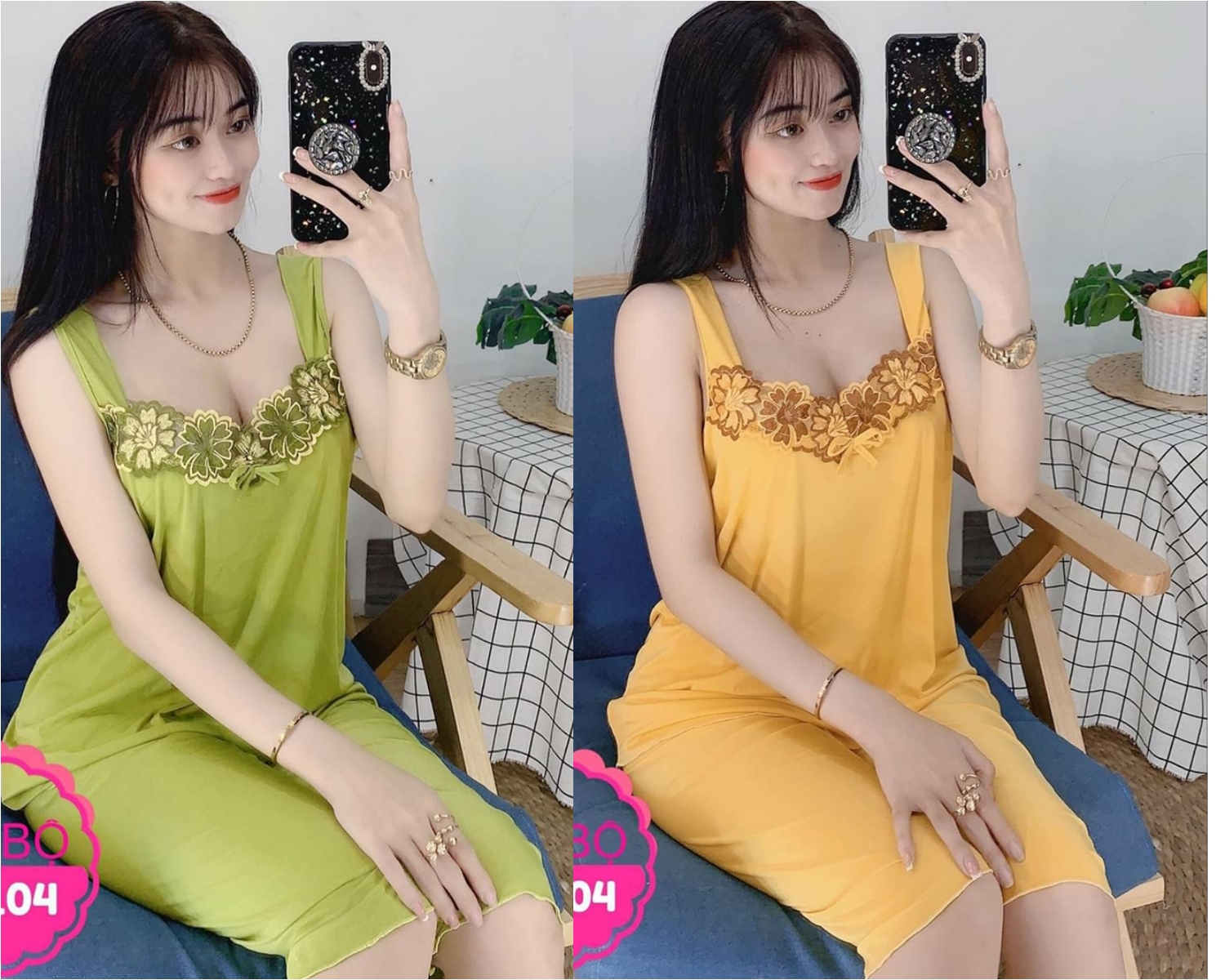 [FREESHIP] ĐỒ BỘ NGỦ THUN LẠNH LỬNG NỮ MẶC NHÀ - M37