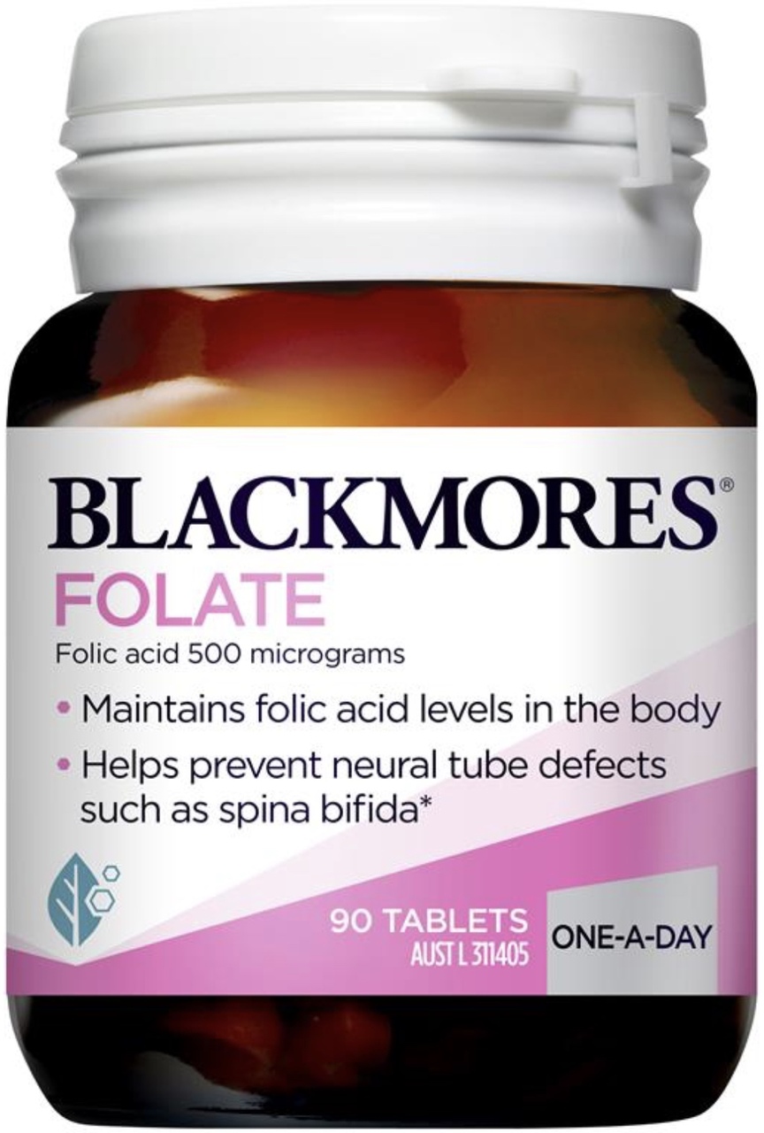 Bổ Sung Axit Folic Blackmores Folate 90 tablets
