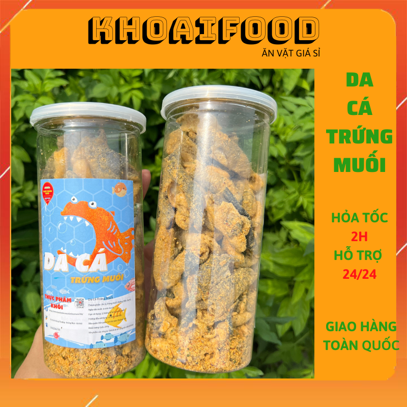 Da cá trứng muối cay giòn rụm vị đặc biệt (hũ 200gr)