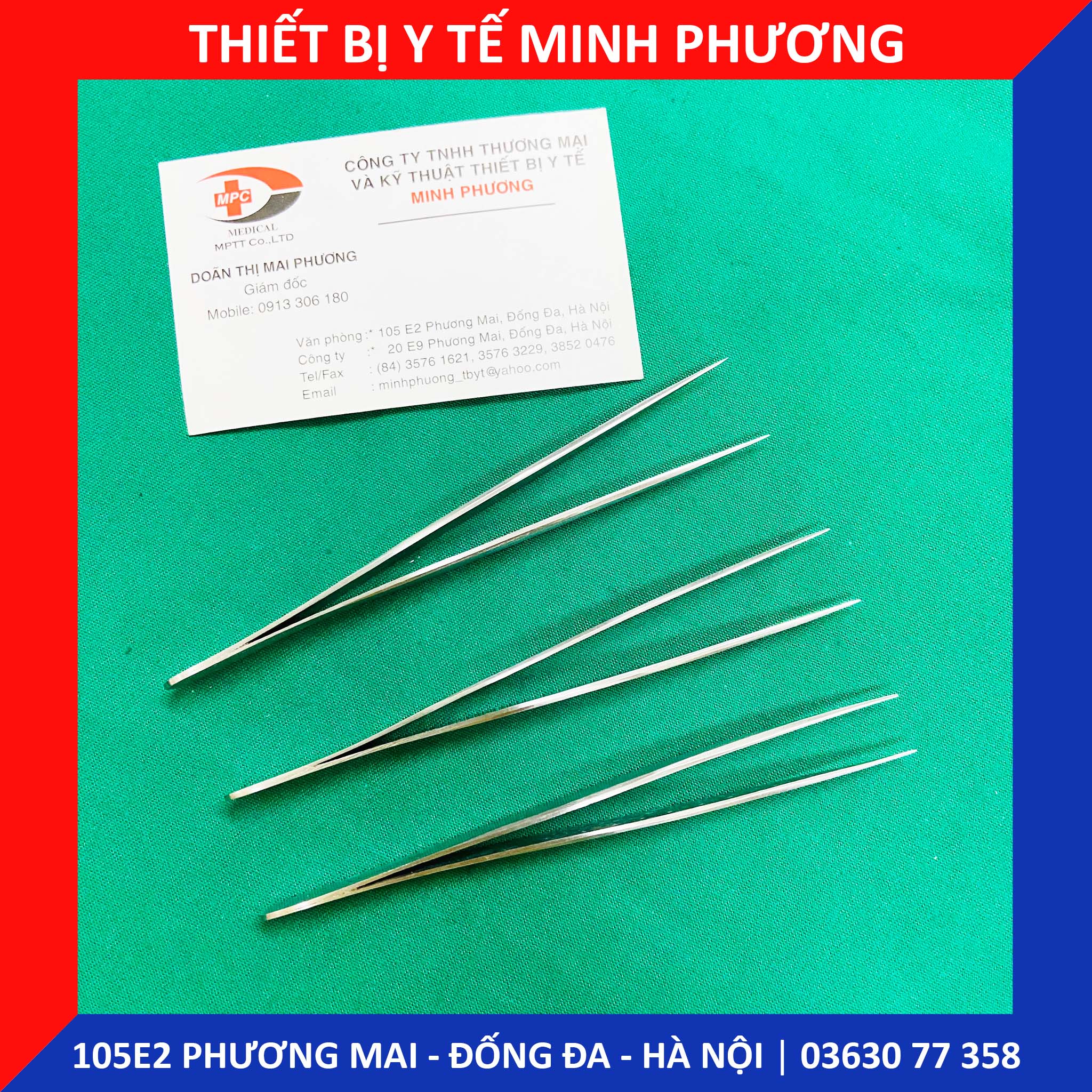 Nhíp thẳng nhọn