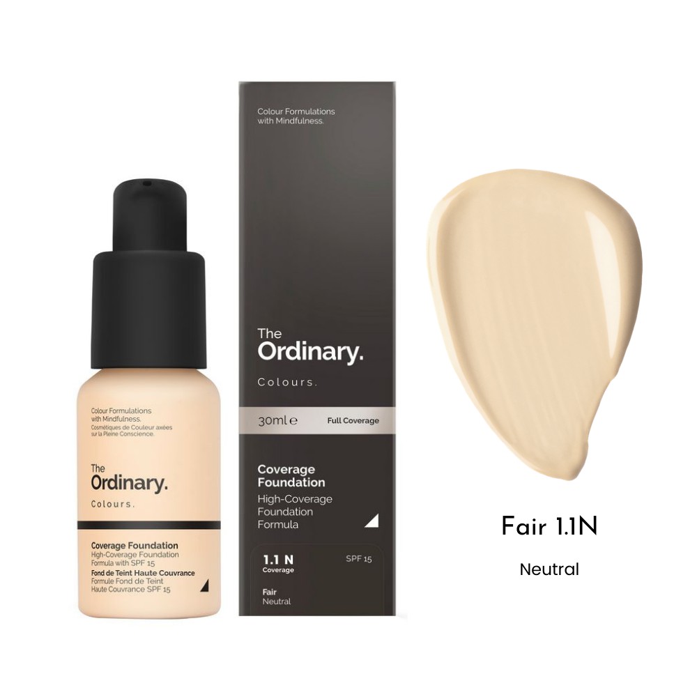 [HCM][Các Màu] Kem Nền The Ordinary Coverage Foundation (30ml)