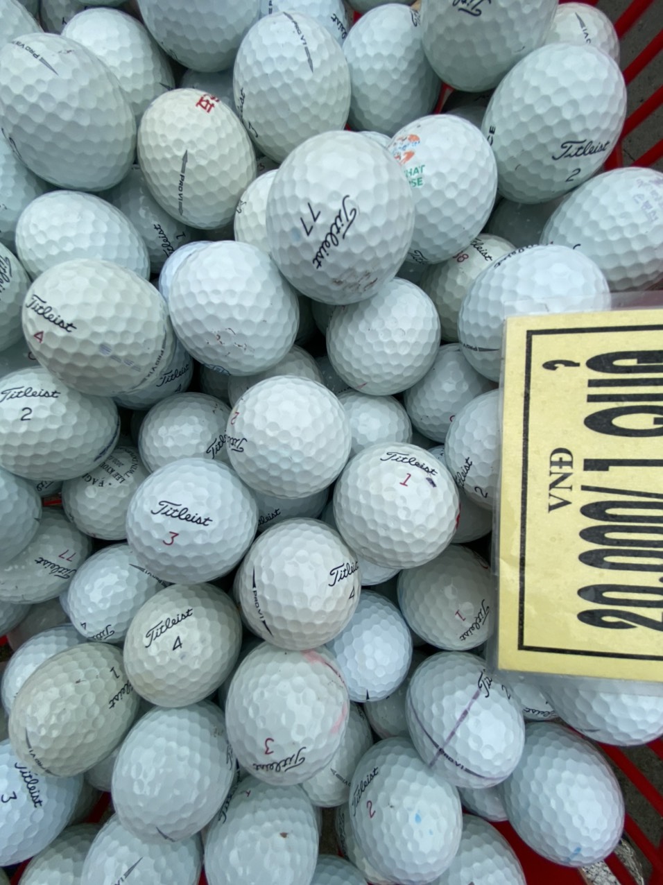 Bóng Golf Titleist PROV1 - Gía Tốt Combo10 bong