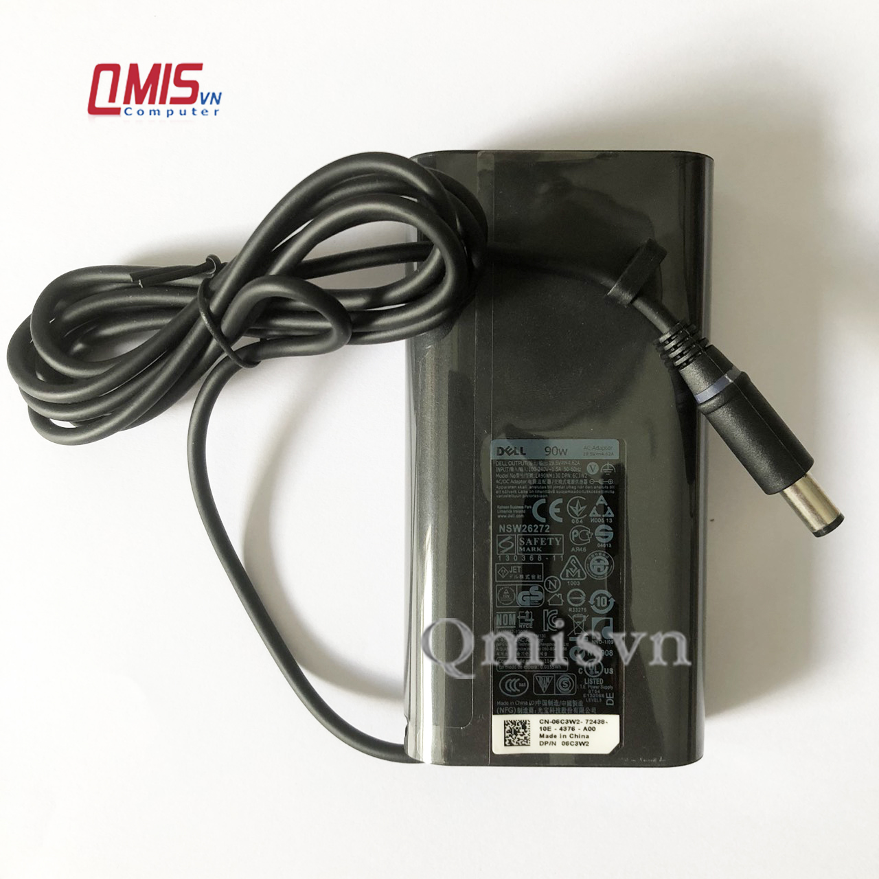 Sạc laptop dell 19.5v-4.62a 90w – 7.4 * 5.0mm