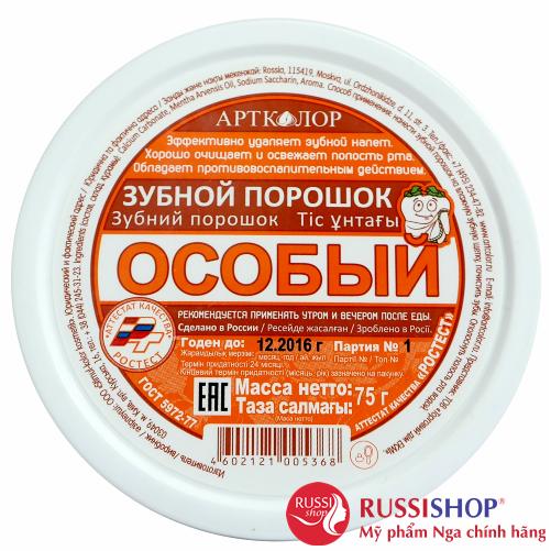 Bột Tẩy Trắng Răng Nga Hàng chuẩn 75gr