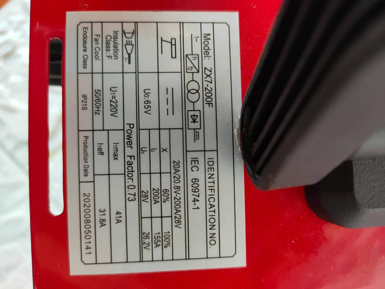 Máy hàn điện tử mini SASUKE ZX7 - 200F