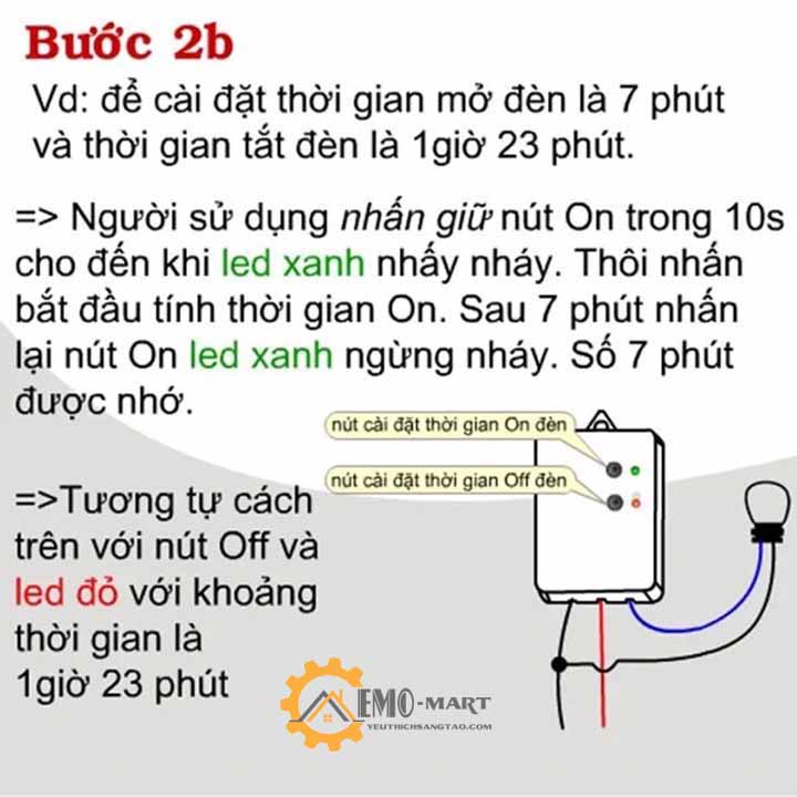 Công tắc hẹn giờ bật tắt luân phiên TM3C