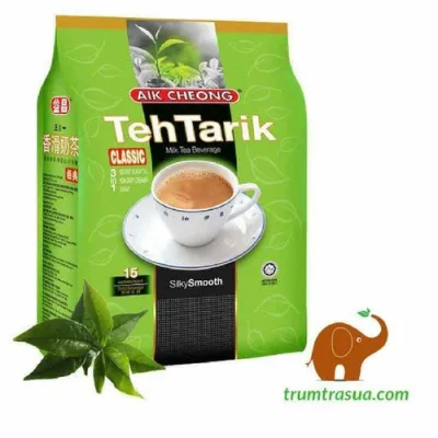 Trà sữa Teh Tarik 600g (15 Gói nhỏ * 40g) Aik Cheong Malaysia