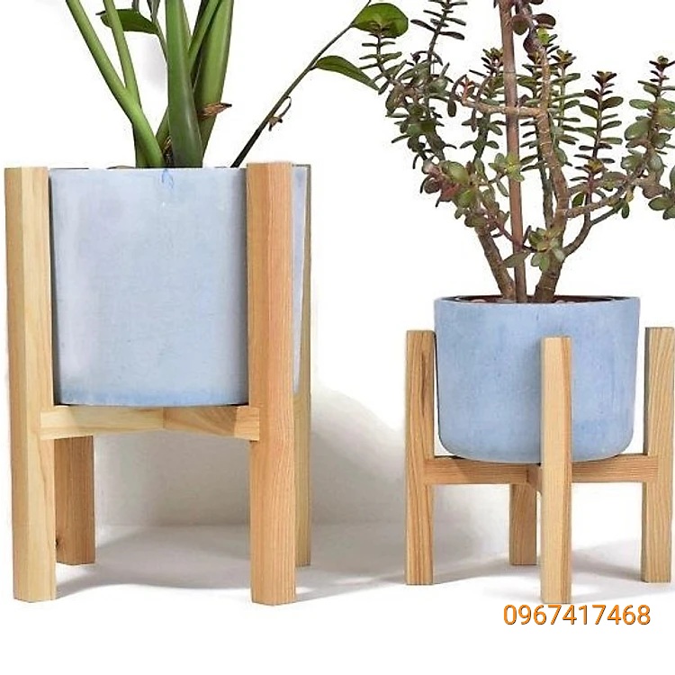 Đôn gỗ - kệ để cây cảnh trong nhà ban công ngoài trời đẹp, đôn gỗ mini để cây cảnh, đôn gỗ để bình nước chậu hoa-Sầm Gia
