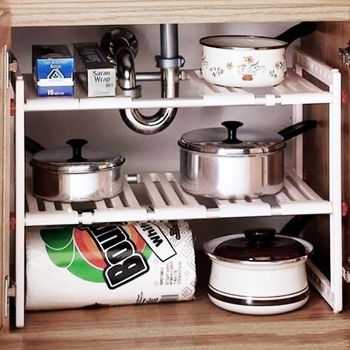 KỆ ĐỂ GẦM BẾP ĐA NĂNG 2 TẦNG