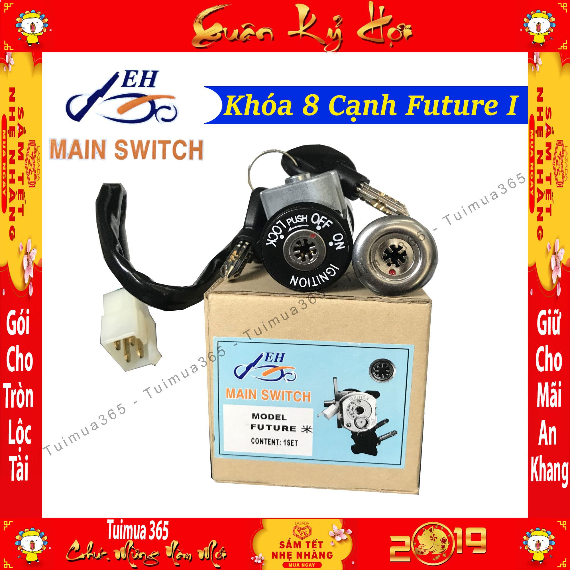 Ổ khóa chống trộm 8 cạnh xe future 1
