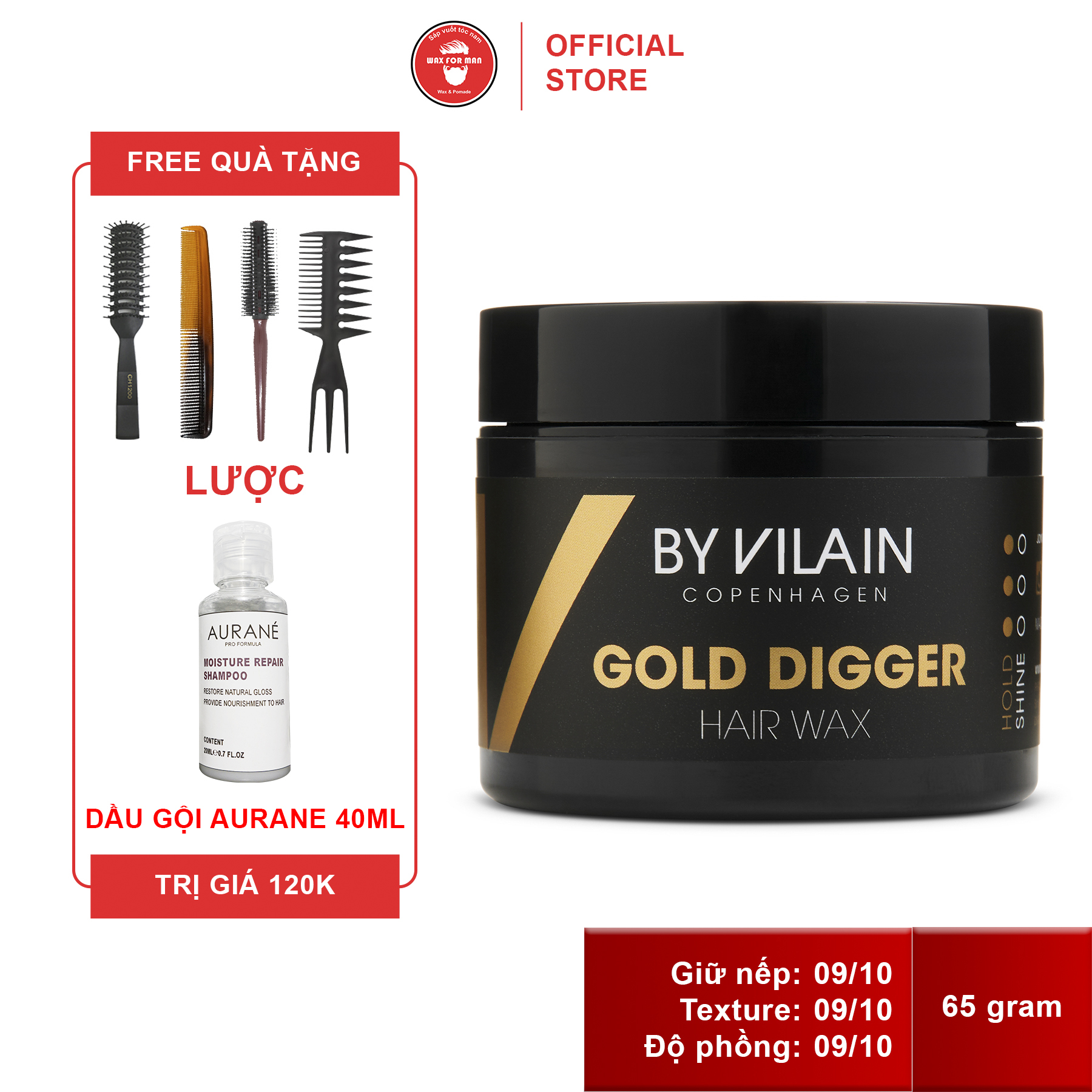 By Vilain Gold Digger Hair Wax