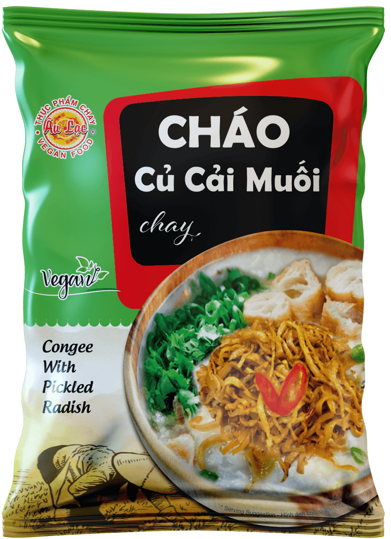 Cháo củ cải muối chay âu lạc 70g