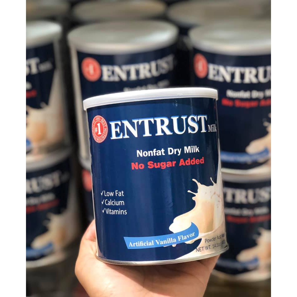 Sữa Bột Entrust Hương Vani 400G