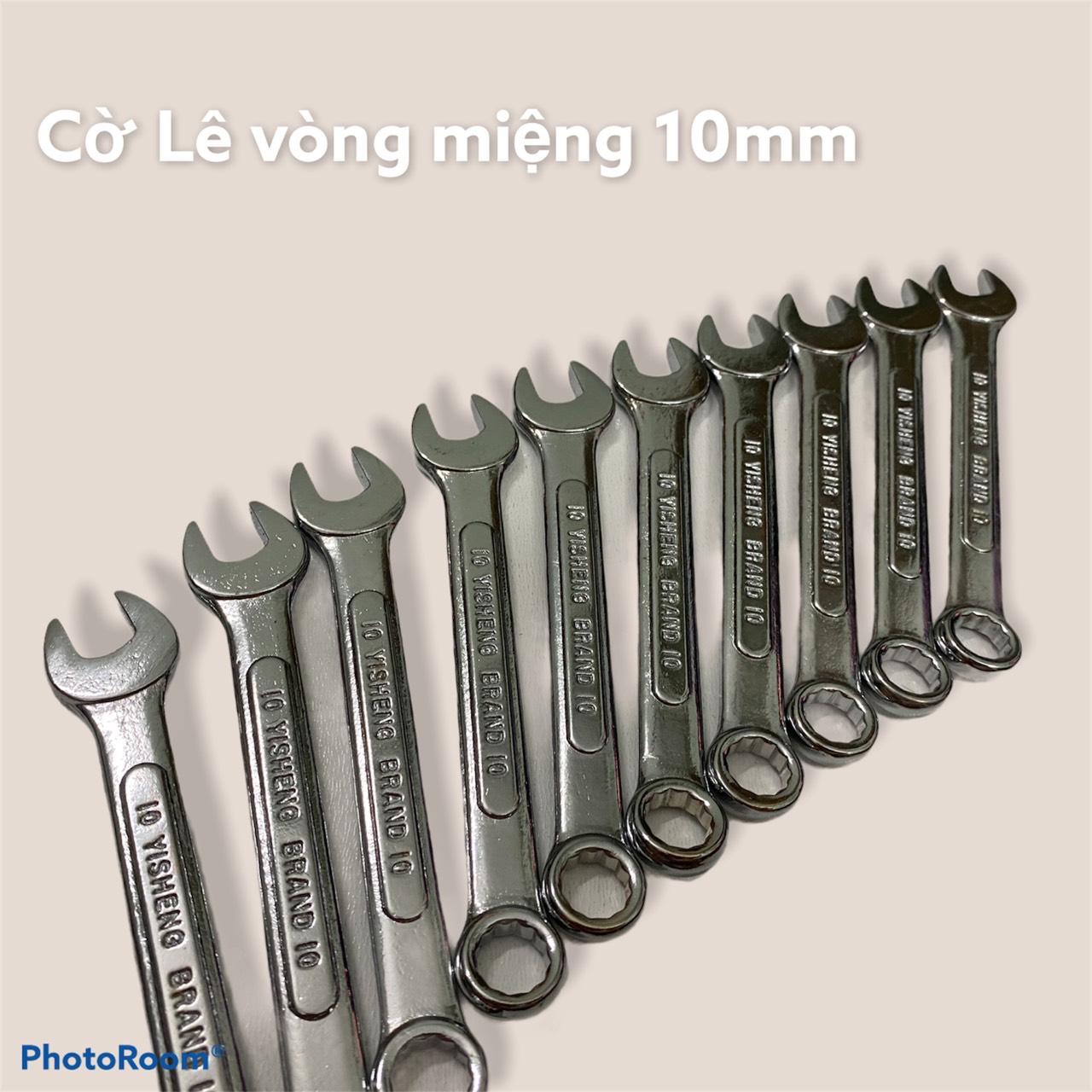 Cờ lê vòng miệng 10mm 2 đầu