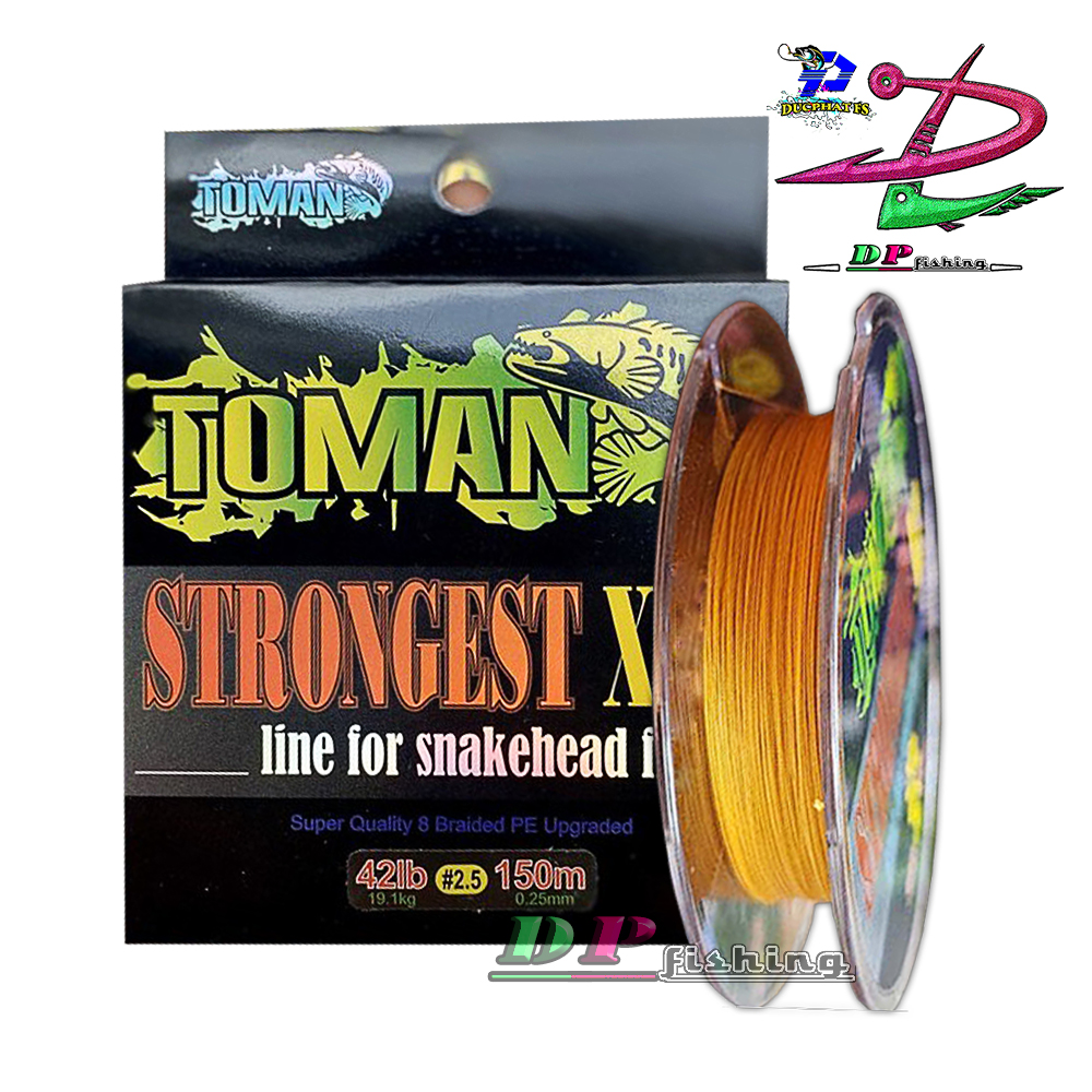 Dây Pe, dù câu lure TOMAN Strongert X8