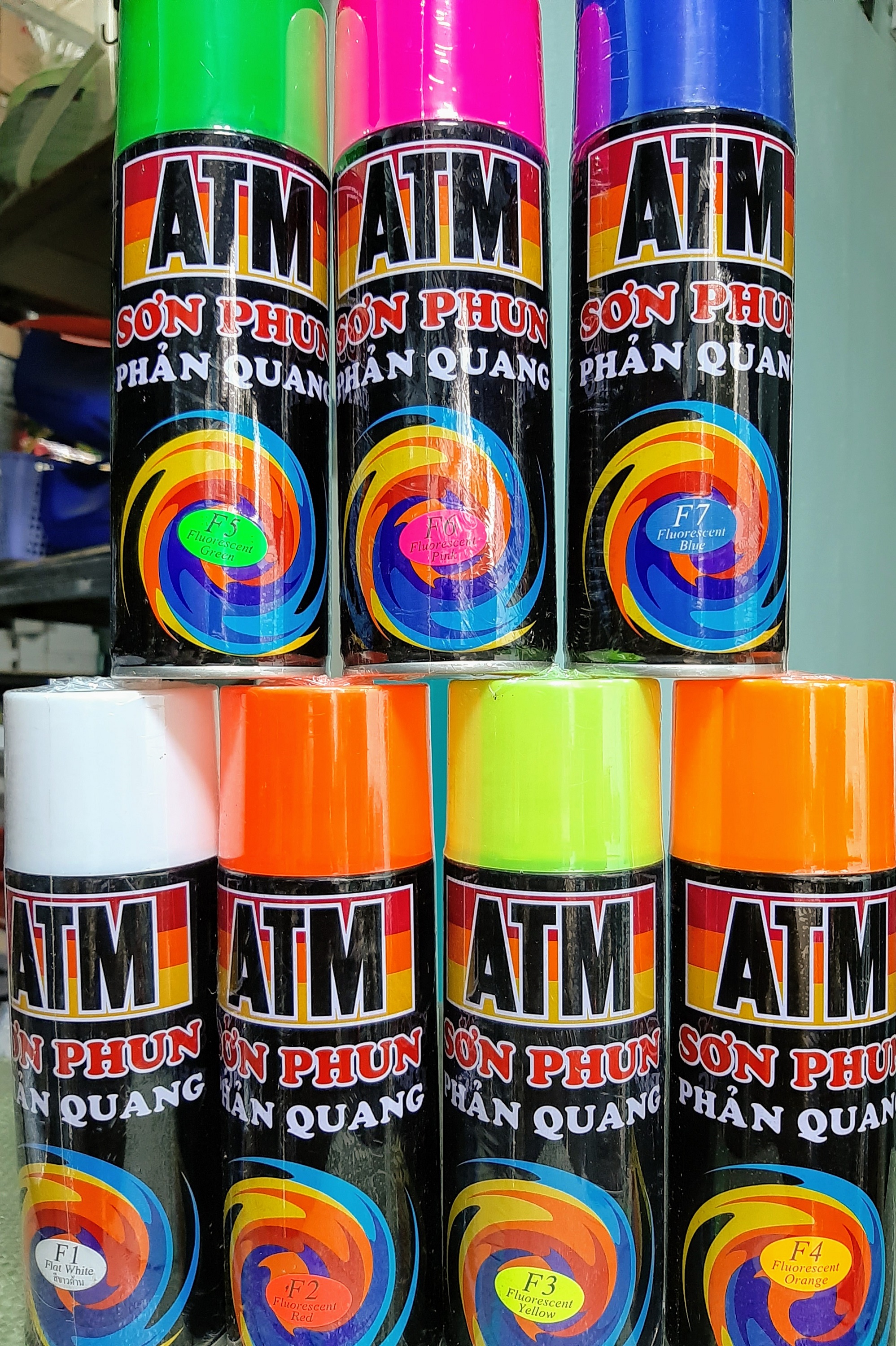 [Chính Hãng] Sơn Xịt Phản Quang ATM Đủ Các Màu - lưu ý thị trường có xuất hiện hàng TQ nhái