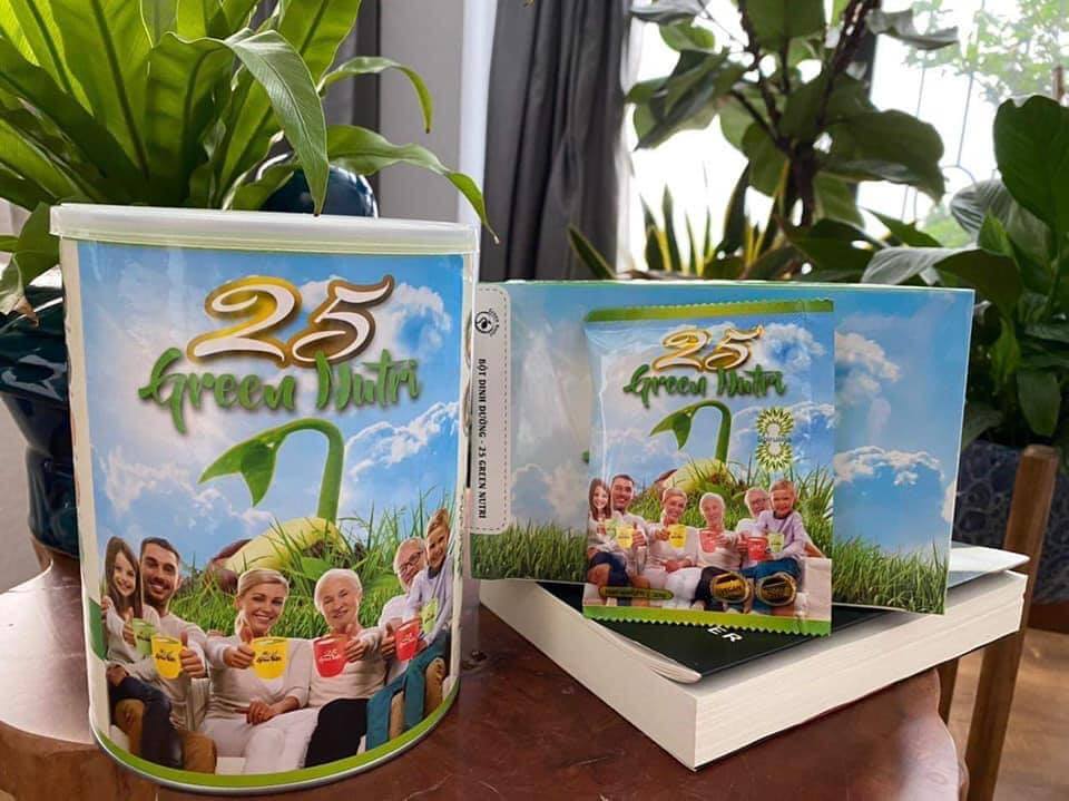 Bột ngũ cốc dinh dưỡng 25 Green Nutri (Lon 750g)