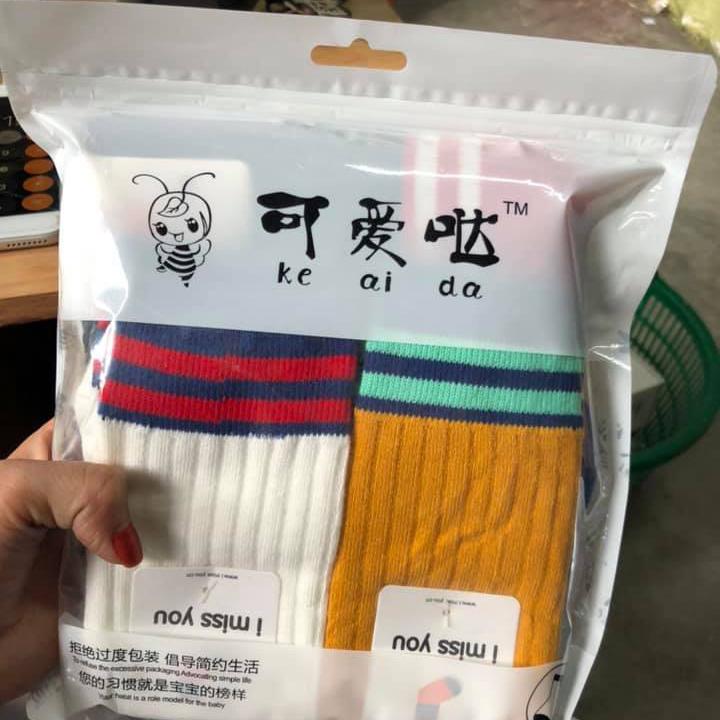 Tất Hàn Quốc Trẻ Em Túi 6 Đôi
