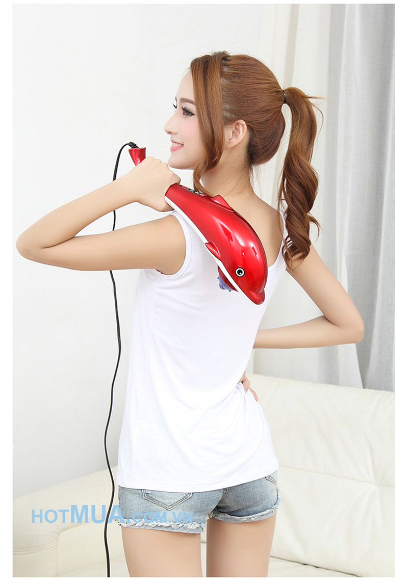 Máy massage cầm tay cá heo điện tử loại lớn