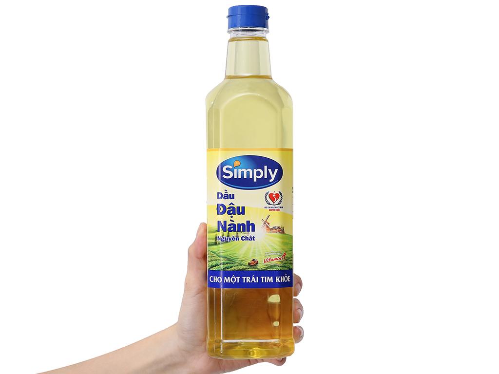 [HCM]Dầu ăn đậu nành Simply 1L