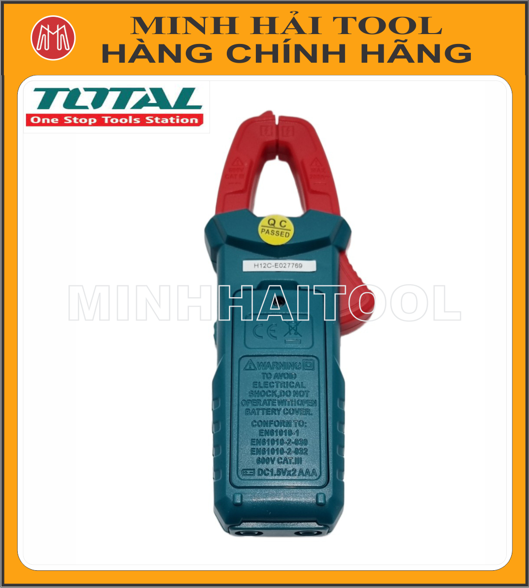 Ampe kìm đo AC kỹ thuật số TOTAL TMT42002