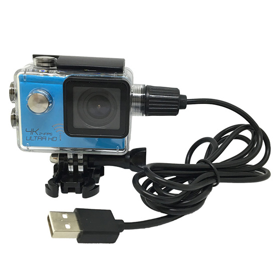 Case SJ4000 có lỗ cắm sạc