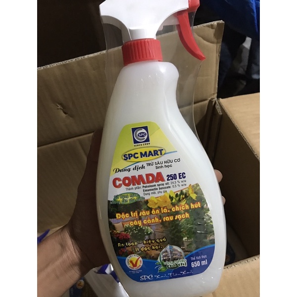 chai xịt hữu cơ COMDA(650ml)  trừ sâu ăn lá, bọ trĩ, rệp..