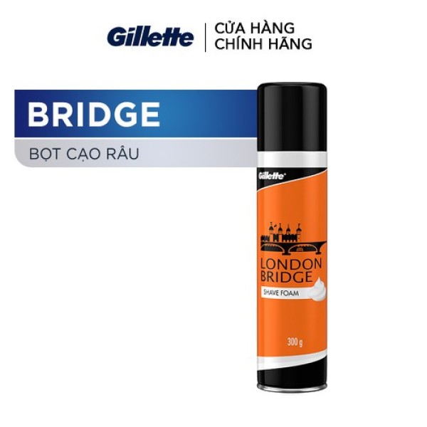 [HCM]Bọt cạo râu Gillette London Bridge 300g nhập khẩu