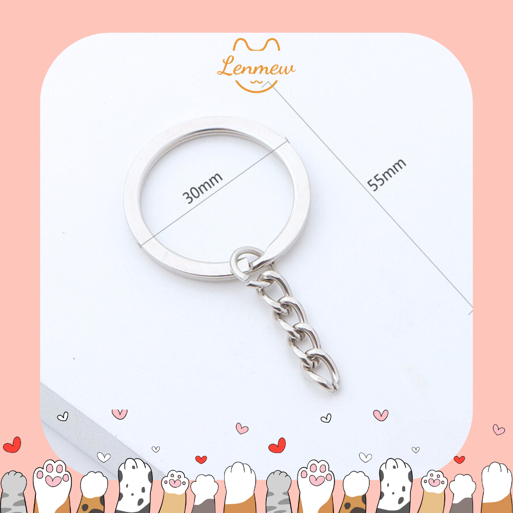 Móc Khóa Khoen Tròn Loại Tốt (Set 5 cái)