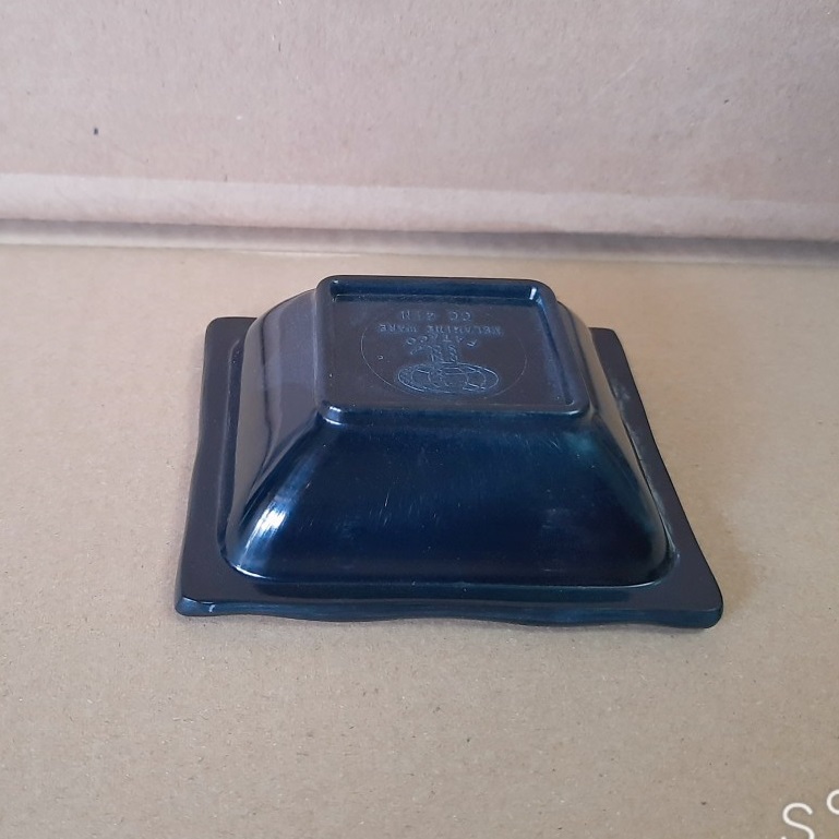 [HCM]5 Chén Nước Chấm Vuông Melamine Màu Đen– Fataco