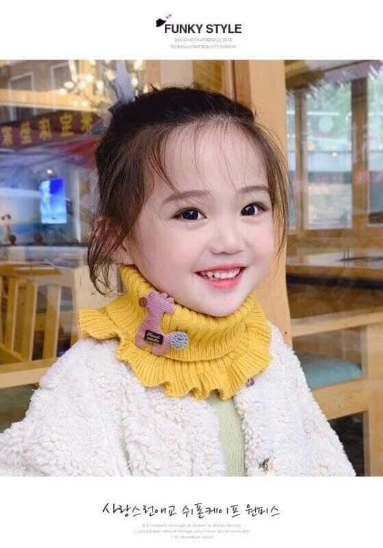 Khăn quàng cổ ống cho bé dễ thương