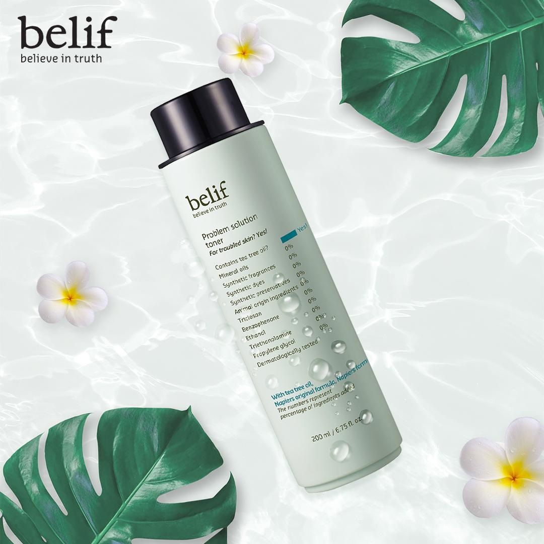 [belif Official] Nước cân bằng ngừa mụn Belif Problem Solution Toner 200 ml