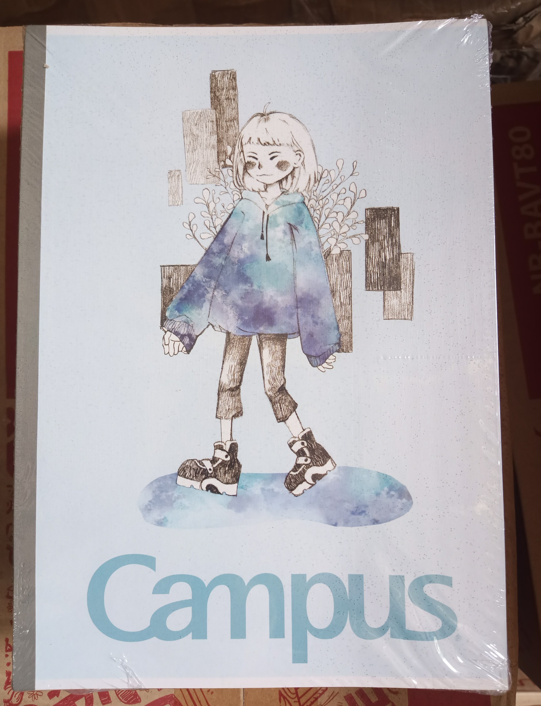 Vở Campus kẻ ngang có chấm Tie Dye 80tr