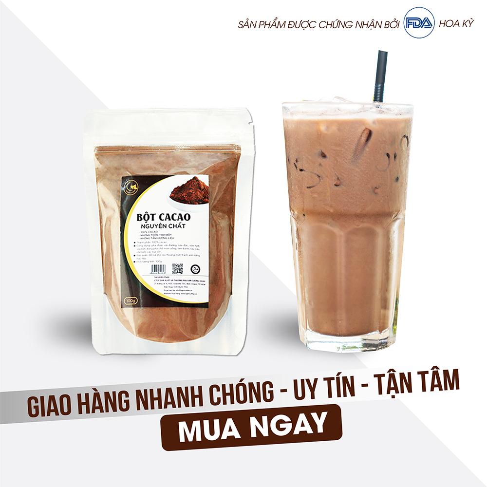 [HCM]Cacao nguyên chất 100% - Light Ca cao - 100gr