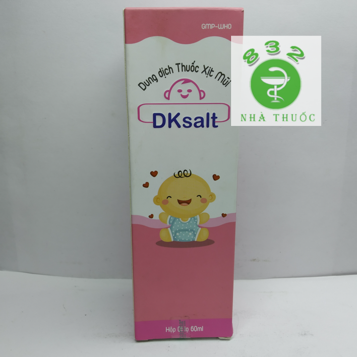 DUNG DỊCH VỆ SINH MŨI DK SALT trẻ em 60ml