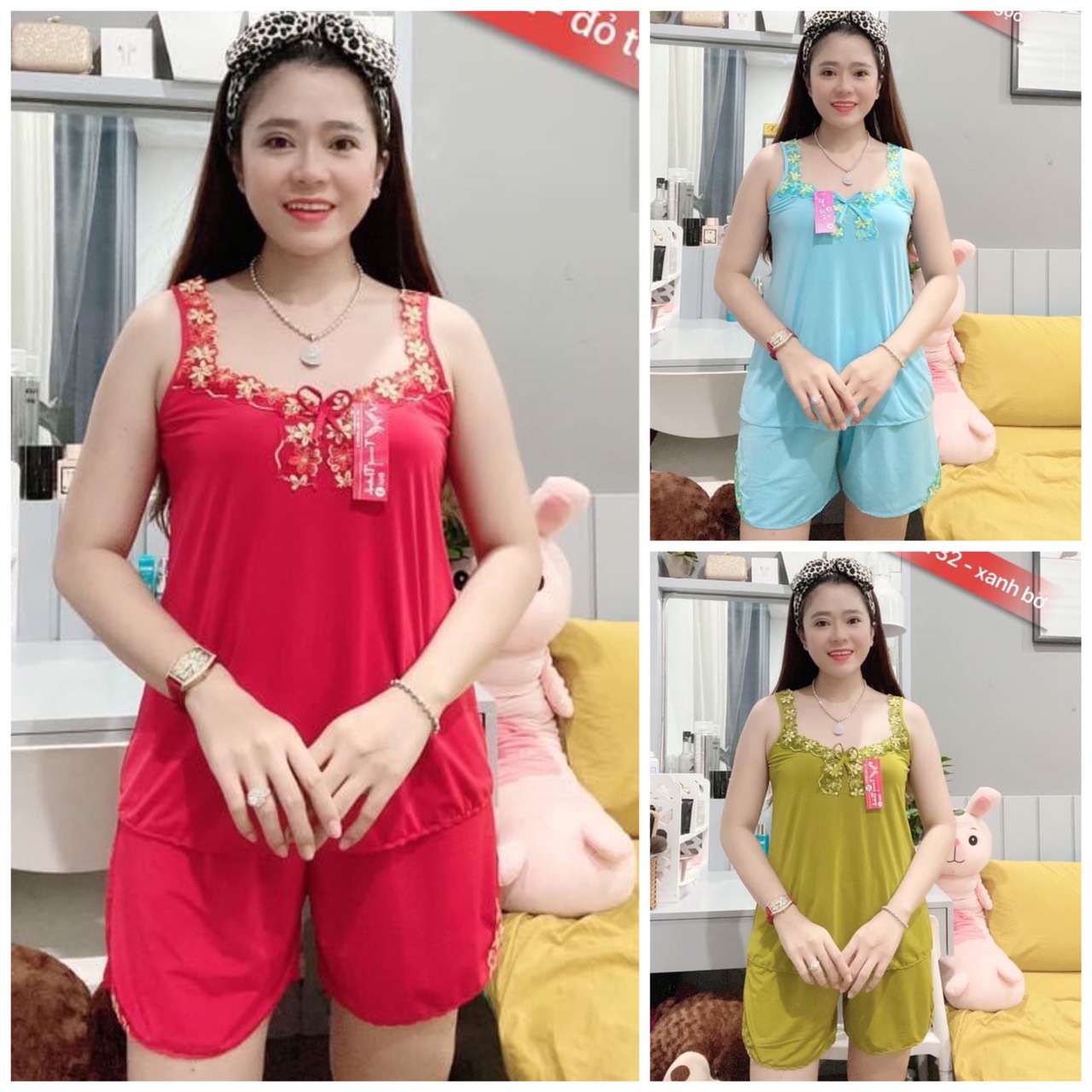 [FreeshipMAX] [HCM]Đồ Bộ Thun Lạnh Loại 1 Mặc Nhà