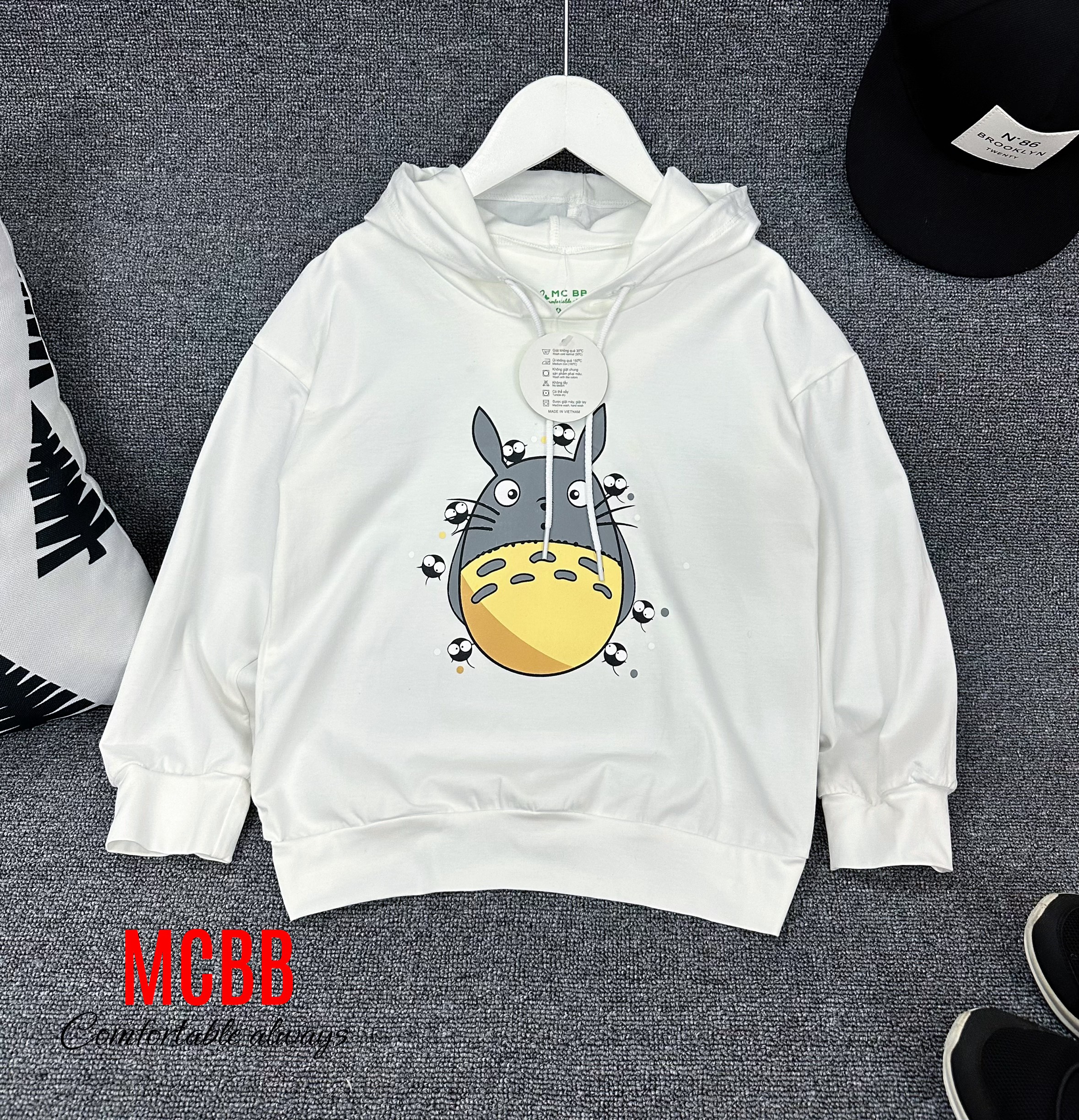 Mcbb 7-23kg 100% cotton áo hoodie bé gái totoro áo dài tay cho bé gái áo có nón bé gái áo tay dài cho bé gái áo khoác nhẹ cho bé gái áo chống nắng bé gái áo có mũ bé gái thu đông áo gió bé gái áo choàng bé gái áo khoác bé gái áo lạnh bé gái quần áo trẻ em