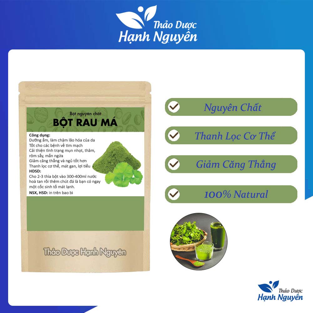 1kg bột rau má sấy lạnh nguyên chất