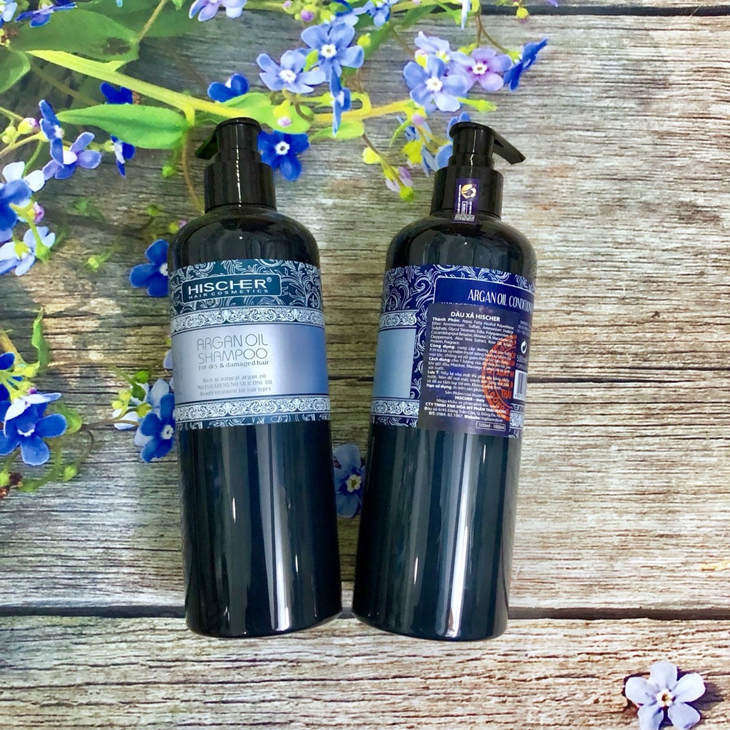 Bộ Combo Cặp Dầu Gội Đầu ( Dầu Xả ) HISCHER - DƯỠNG TÓC VÀ PHỤC HỒI TÓC [ SIÊU ĐẸP SIÊU CHẤT ]❤❤❤❤❤❤