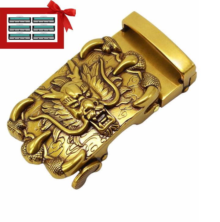 [HCM]Đầu khóa thắt lưng tự động Ruby Luxury độc đáo tặng kèm 6 lưỡi dao cạo râu trị giá 60.000