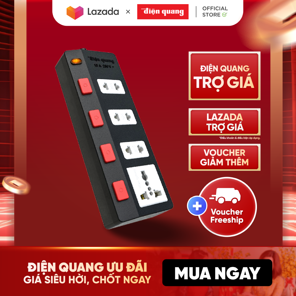 Ổ cắm điện quang eco 4sbw