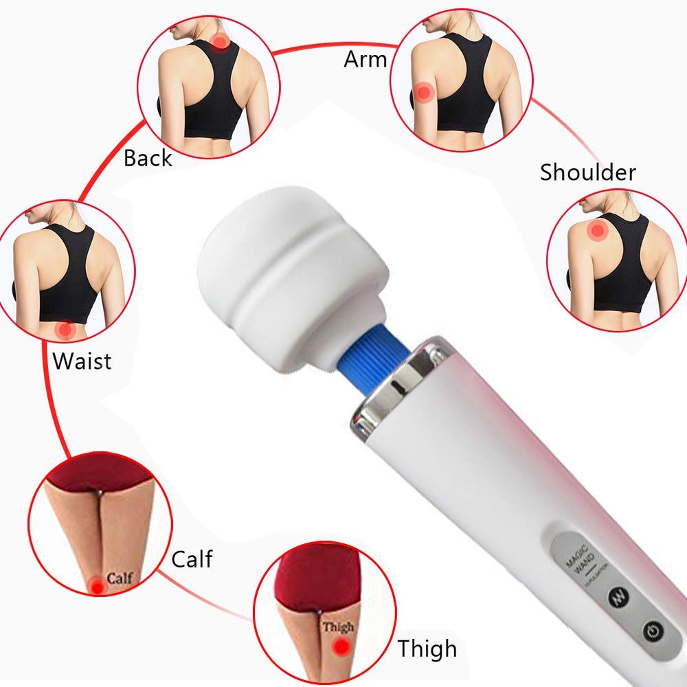 Máy Massage HV280 Toàn Thân + Tặng Kèm 1 SP Ngẫu Nhiên -  Magic Wand massager with 10 vibration patterns Powerful Speeds - Mang đến cảm giác thoải mái, dễ chịu khắp toàn thân body