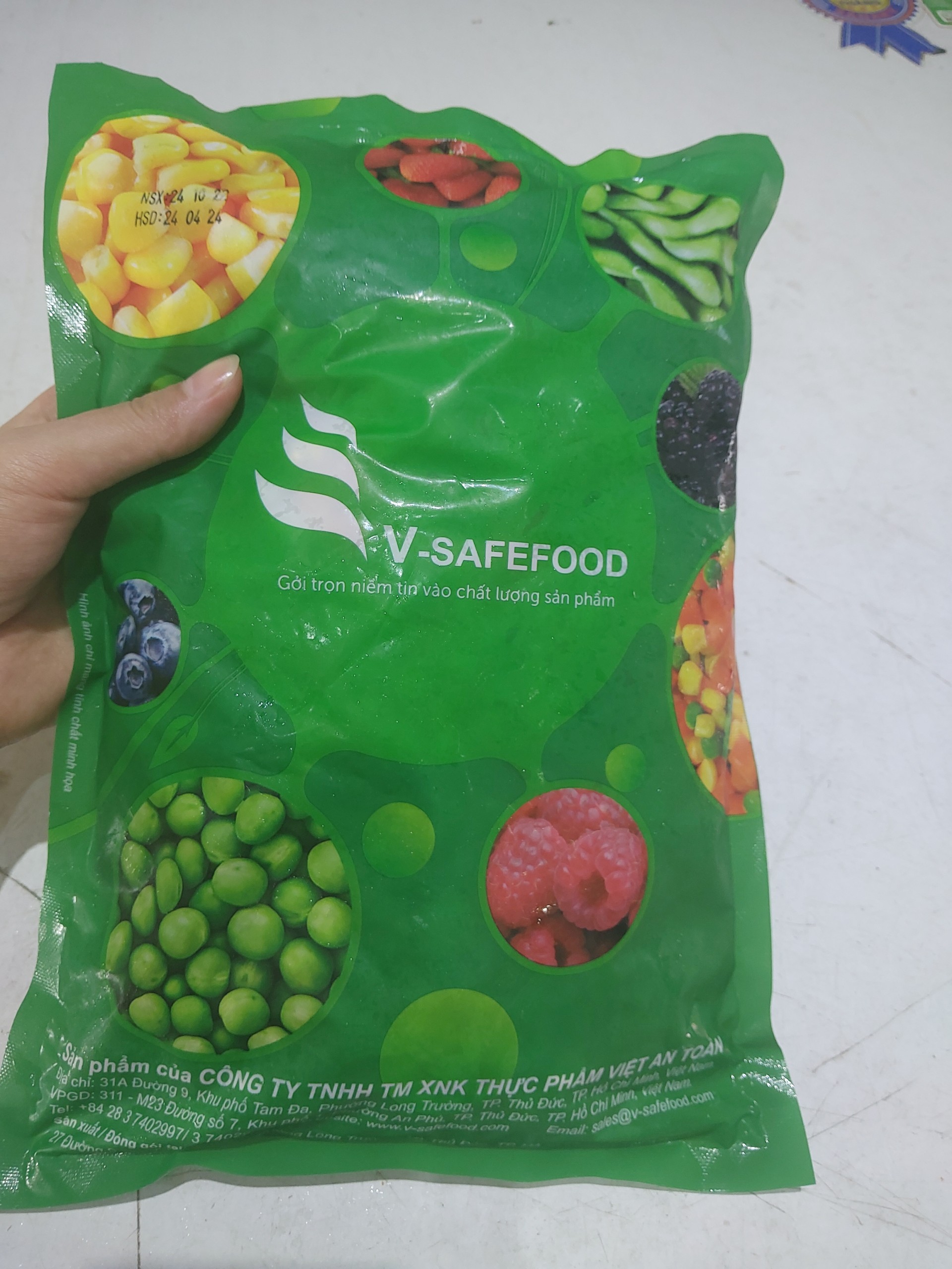 Rau củ hỗn hợp cắt sẵn gói 500gr
