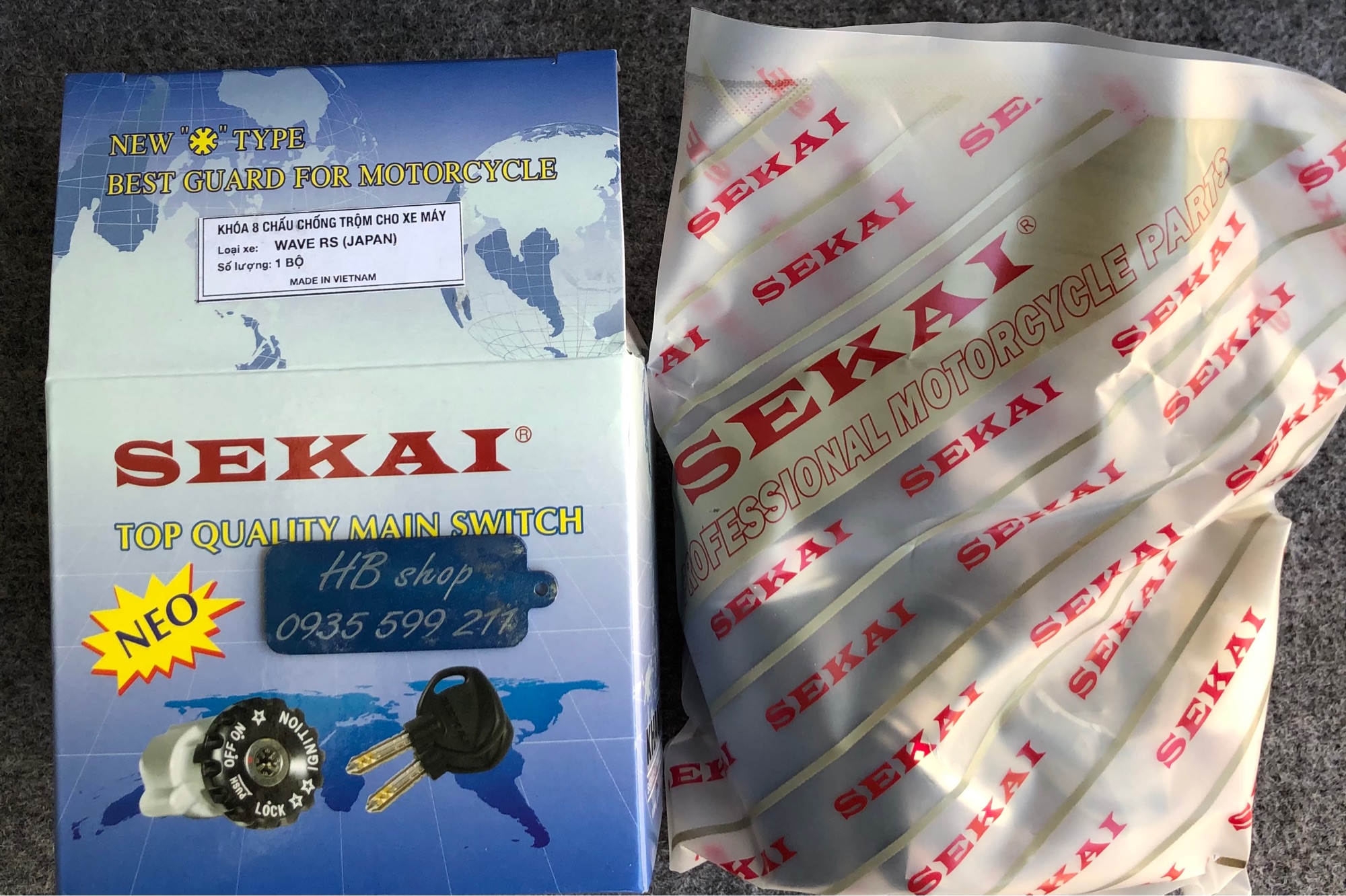 Bộ khoá sekai wave rs nhật s100